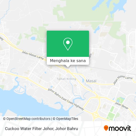 Peta Cuckoo Water Filter Johor