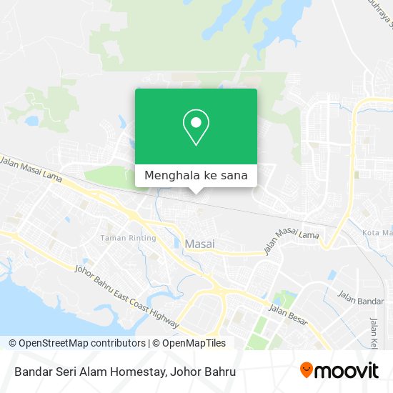 Peta Bandar Seri Alam Homestay