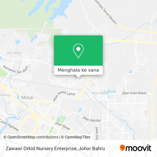 Peta Zawawi Orkid Nursery Enterprise