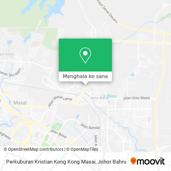 Peta Perkuburan Kristian Kong Kong Masai