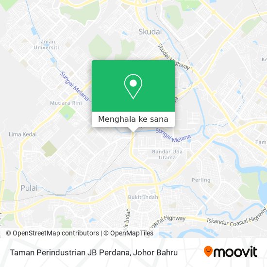 Peta Taman Perindustrian JB Perdana