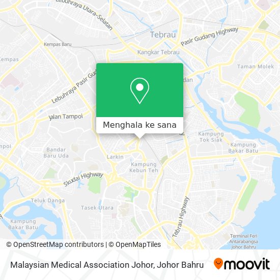 Peta Malaysian Medical Association Johor