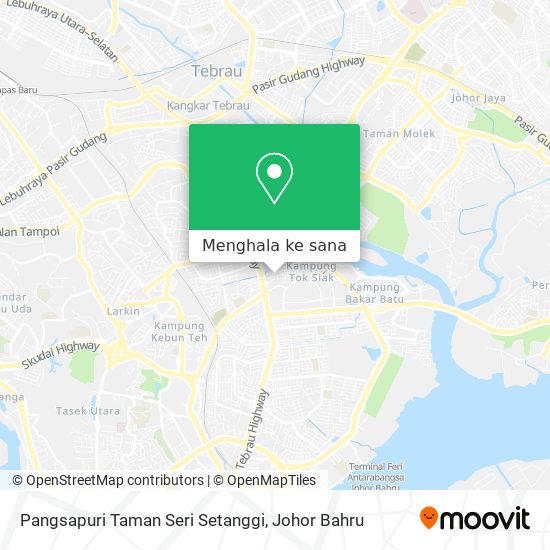 Peta Pangsapuri Taman Seri Setanggi