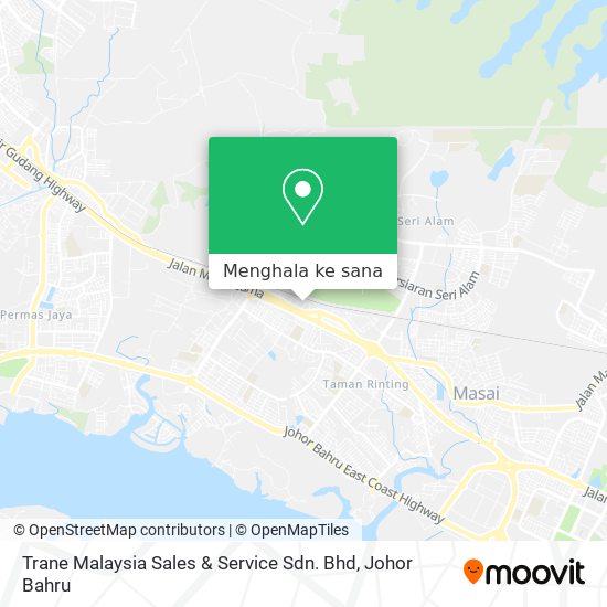 Peta Trane Malaysia Sales & Service Sdn. Bhd