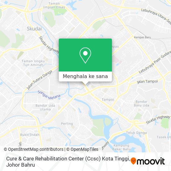 Peta Cure & Care Rehabilitation Center (Ccsc) Kota Tinggi