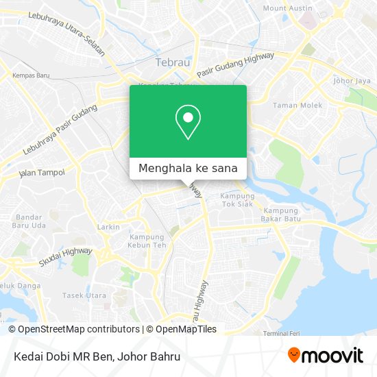 Peta Kedai Dobi MR Ben