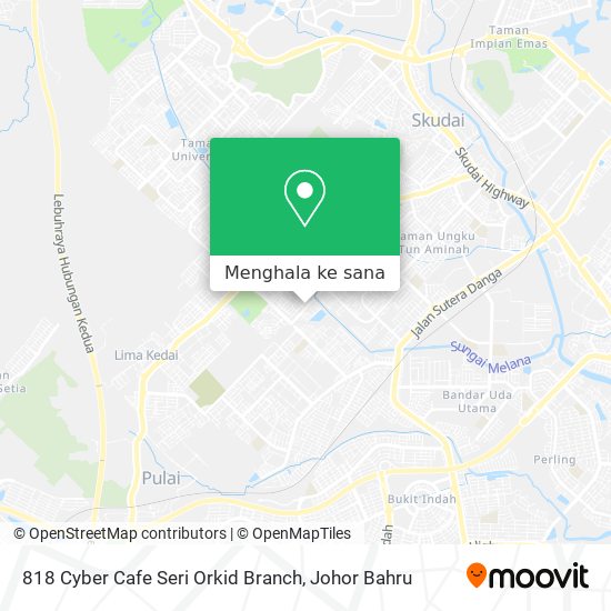 Peta 818 Cyber Cafe Seri Orkid Branch