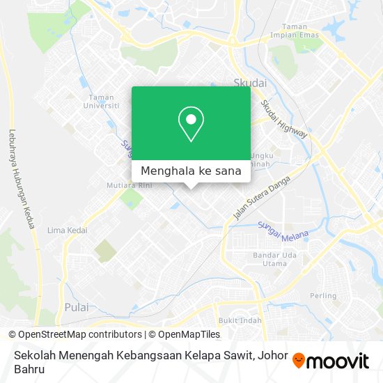 Peta Sekolah Menengah Kebangsaan Kelapa Sawit