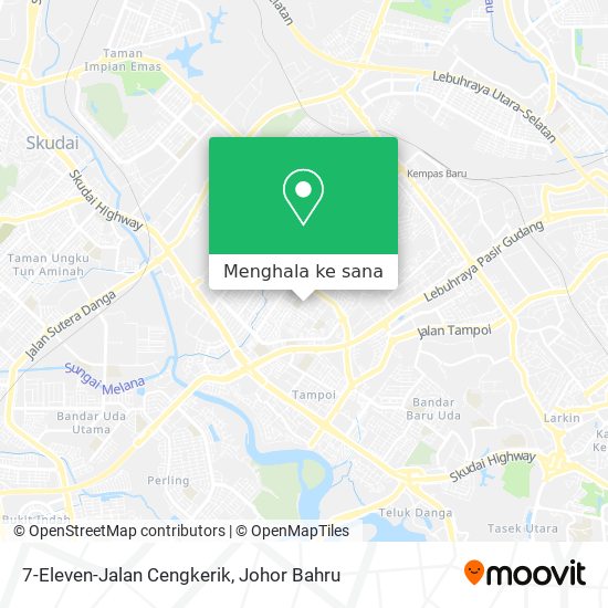 Peta 7-Eleven-Jalan Cengkerik