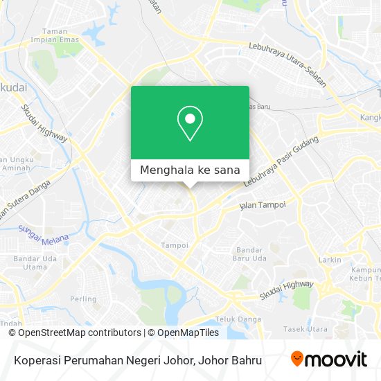 Peta Koperasi Perumahan Negeri Johor