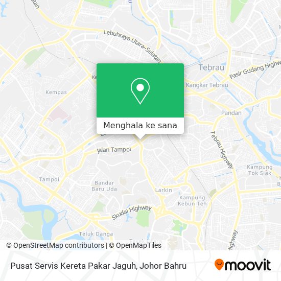 Peta Pusat Servis Kereta Pakar Jaguh