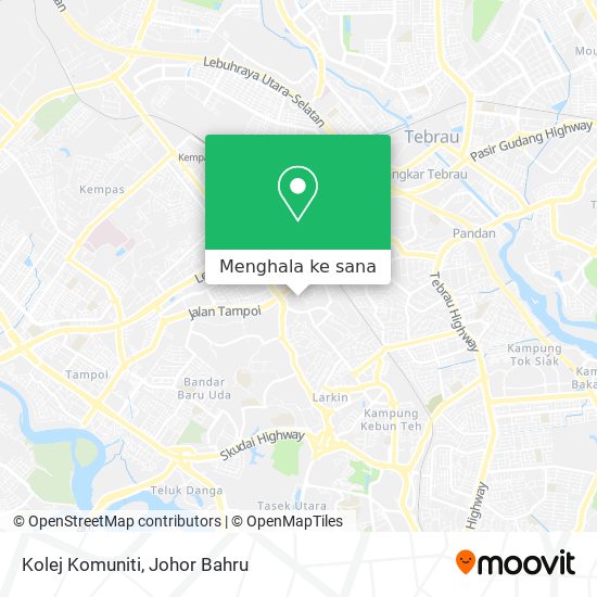 Peta Kolej Komuniti
