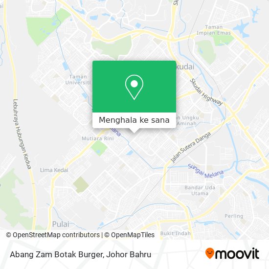 Peta Abang Zam Botak Burger