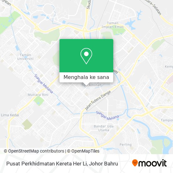 Peta Pusat Perkhidmatan Kereta Her Li
