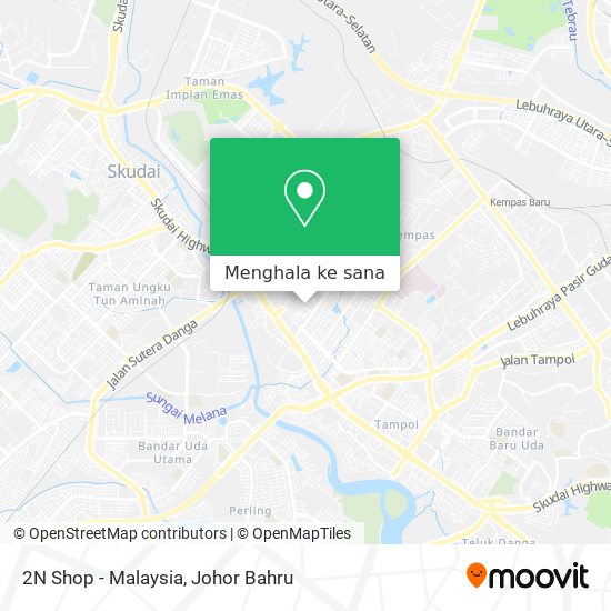 Peta 2N Shop - Malaysia