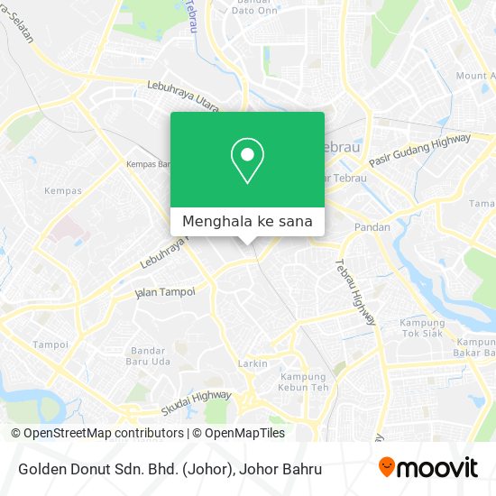Peta Golden Donut Sdn. Bhd. (Johor)