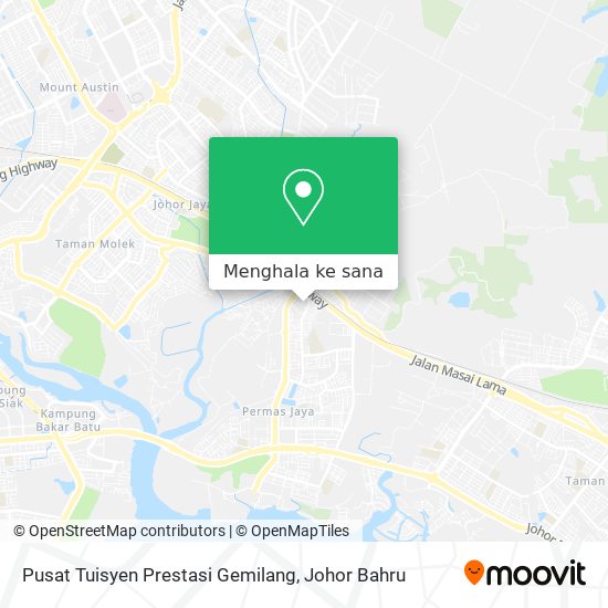 Peta Pusat Tuisyen Prestasi Gemilang
