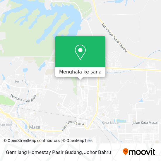 Peta Gemilang Homestay Pasir Gudang