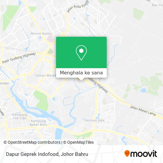 Peta Dapur Geprek Indofood