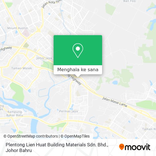 Peta Plentong Lien Huat Building Materials Sdn. Bhd.
