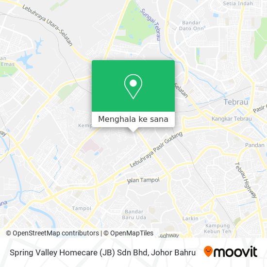 Peta Spring Valley Homecare (JB) Sdn Bhd