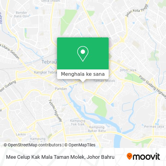 Peta Mee Celup Kak Mala Taman Molek