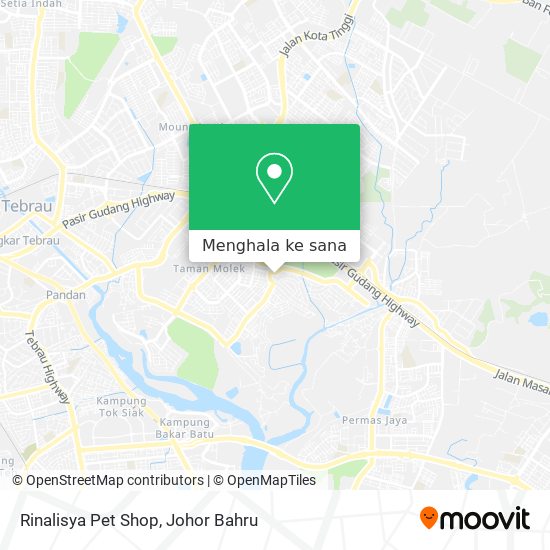 Peta Rinalisya Pet Shop