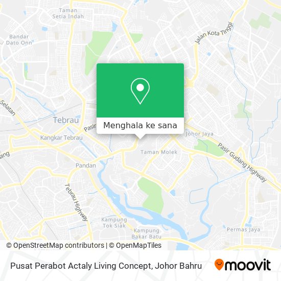 Peta Pusat Perabot Actaly Living Concept