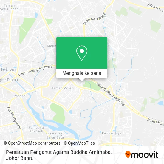 Peta Persatuan Penganut Agama Buddha Amithaba
