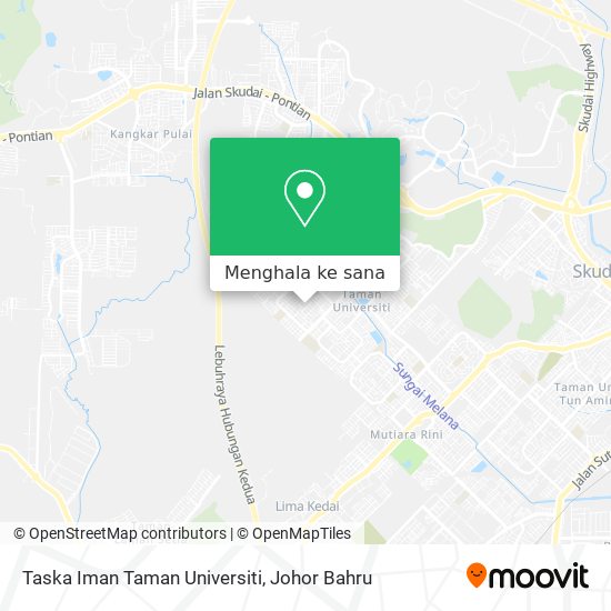 Peta Taska Iman Taman Universiti