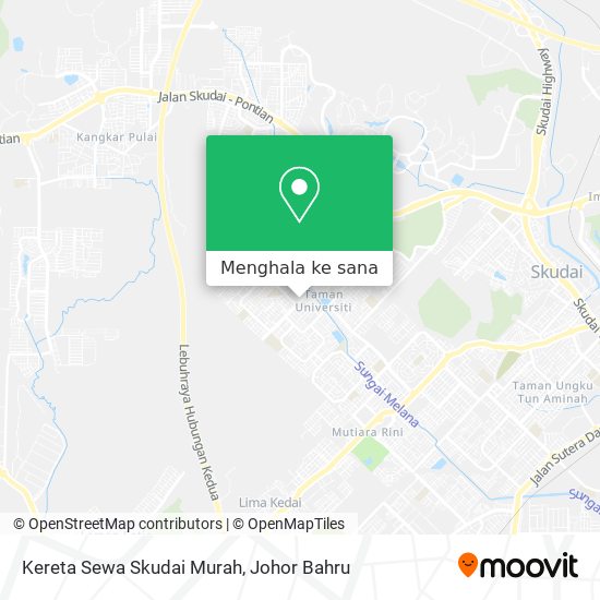 Peta Kereta Sewa Skudai Murah