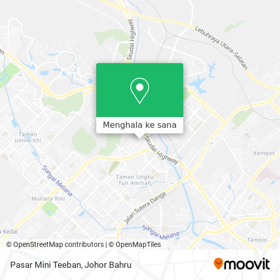 Peta Pasar Mini Teeban
