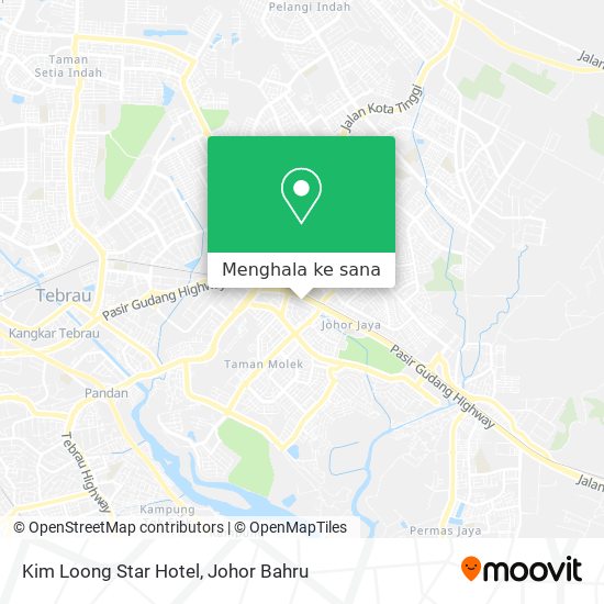 Peta Kim Loong Star Hotel