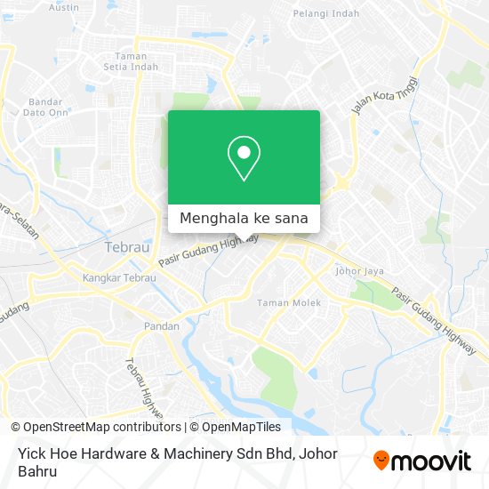 Peta Yick Hoe Hardware & Machinery Sdn Bhd