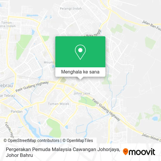 Peta Pergerakan Pemuda Malaysia Cawangan Johorjaya