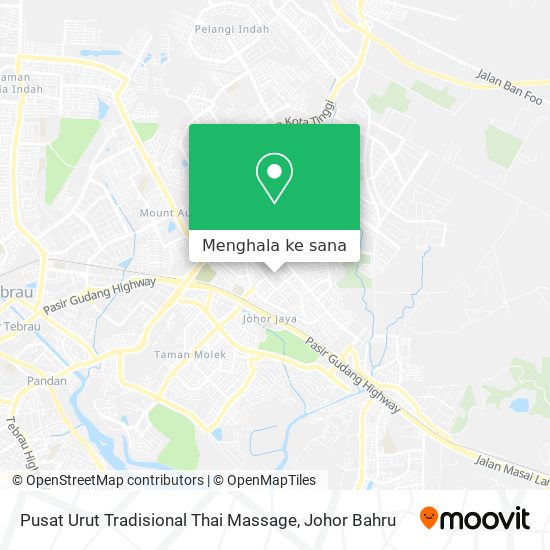 Peta Pusat Urut Tradisional Thai Massage