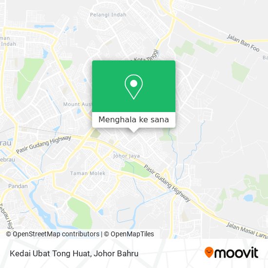 Peta Kedai Ubat Tong Huat