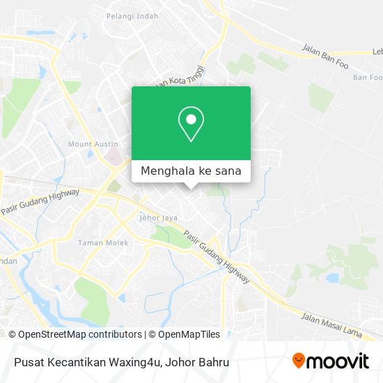 Peta Pusat Kecantikan Waxing4u
