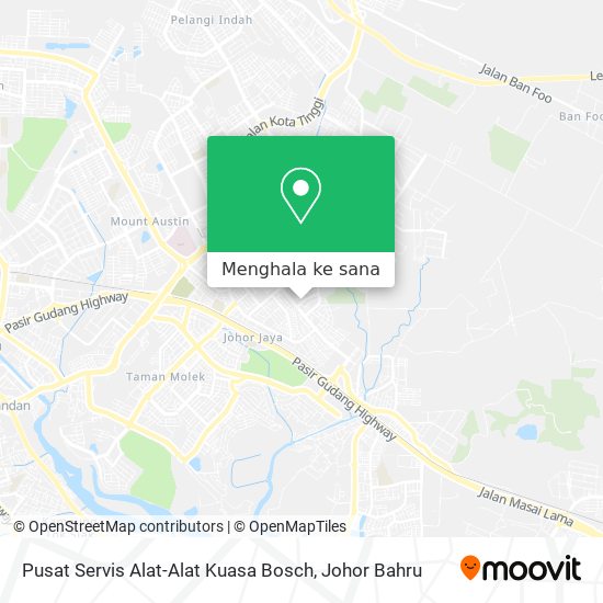 Peta Pusat Servis Alat-Alat Kuasa Bosch