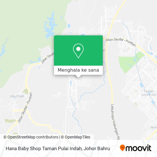 Peta Hana Baby Shop Taman Pulai Indah