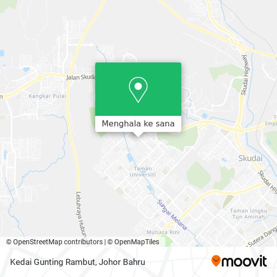 Peta Kedai Gunting Rambut