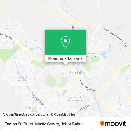 Peta Taman Sri Puteri Music Centre