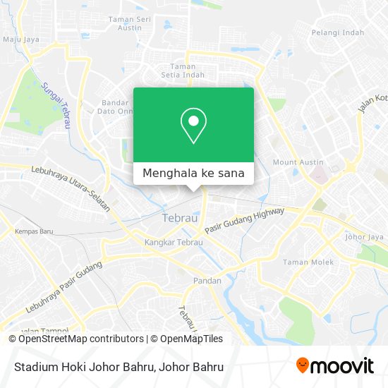 Peta Stadium Hoki Johor Bahru