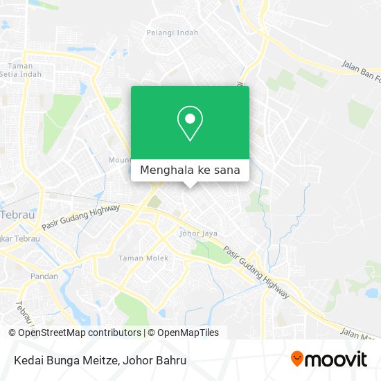 Peta Kedai Bunga Meitze