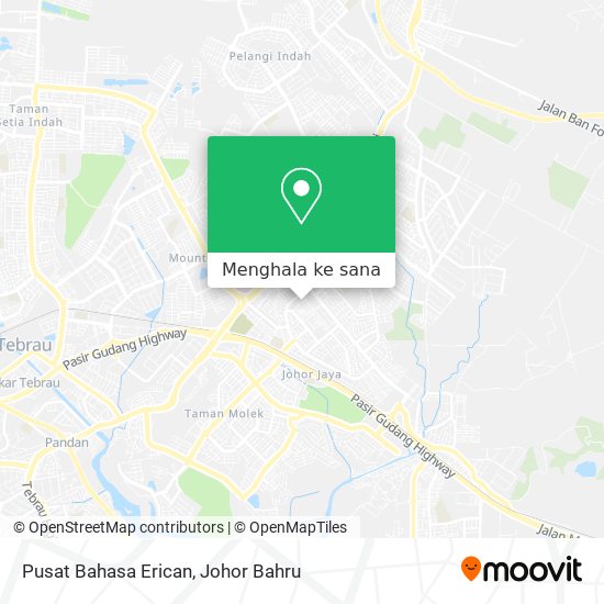Peta Pusat Bahasa Erican