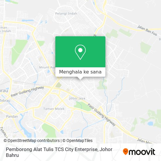 Peta Pemborong Alat Tulis TCS City Enterprise