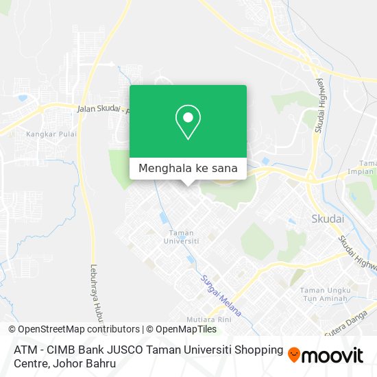 Peta ATM - CIMB Bank JUSCO Taman Universiti Shopping Centre