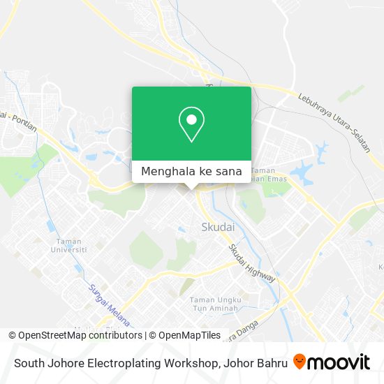 Peta South Johore Electroplating Workshop