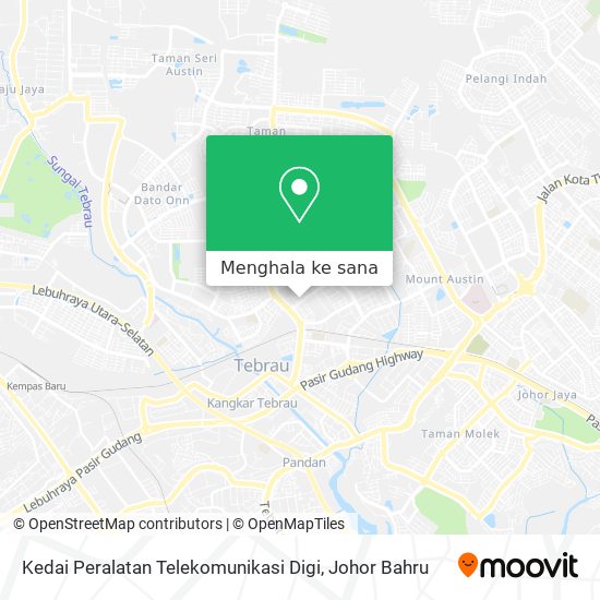 Peta Kedai Peralatan Telekomunikasi Digi