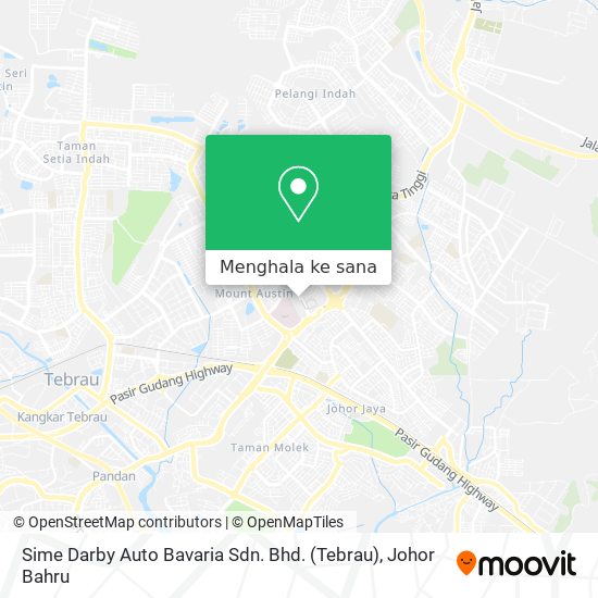 Peta Sime Darby Auto Bavaria Sdn. Bhd. (Tebrau)